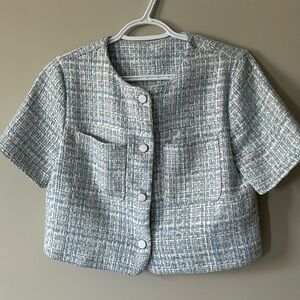 Crop tweed jacket